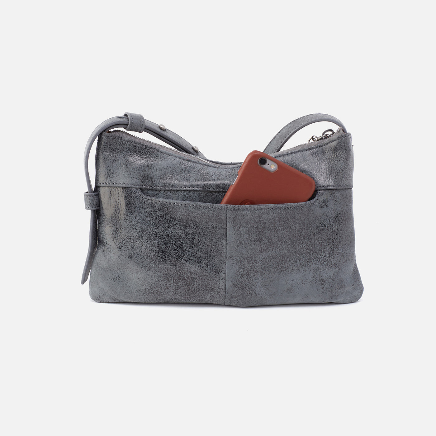 Paulette Small Crossbody In Buffed Leather