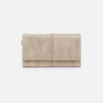 Keen Continental Wallet in Metallic Leather - Gold