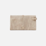 Keen Continental Wallet in Metallic Leather - Gold