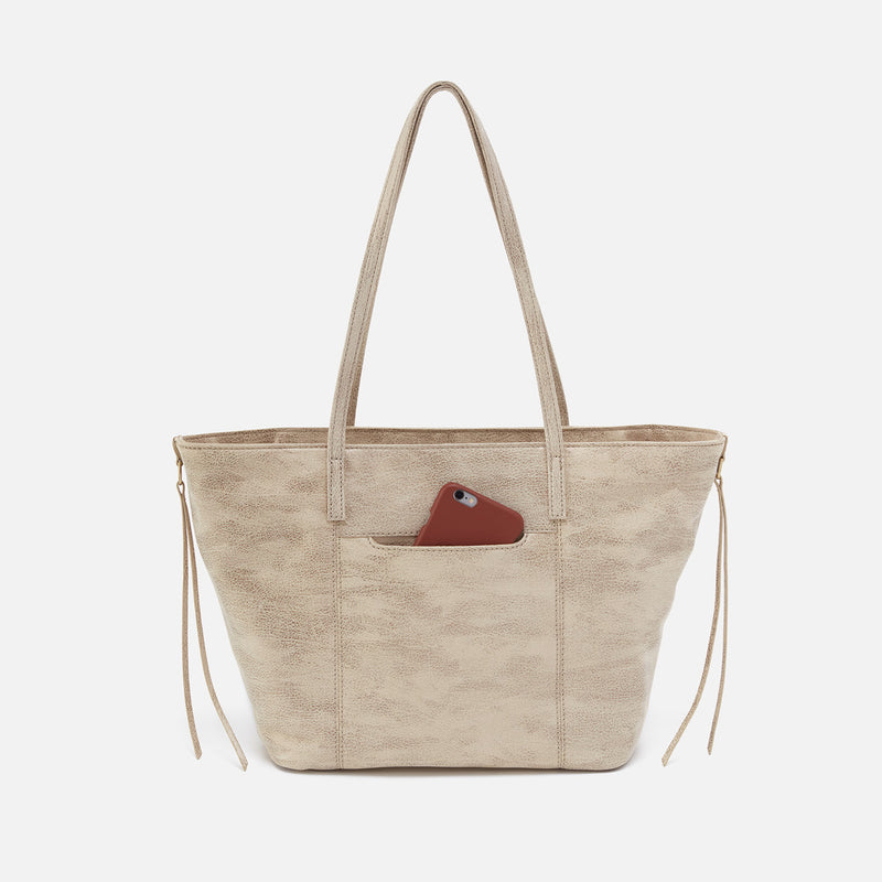 Kingston Small Tote in Metallic Leather - Gold
