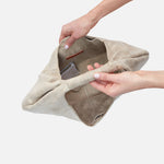 Eclipse Medium Hobo in Metallic Leather - Gold