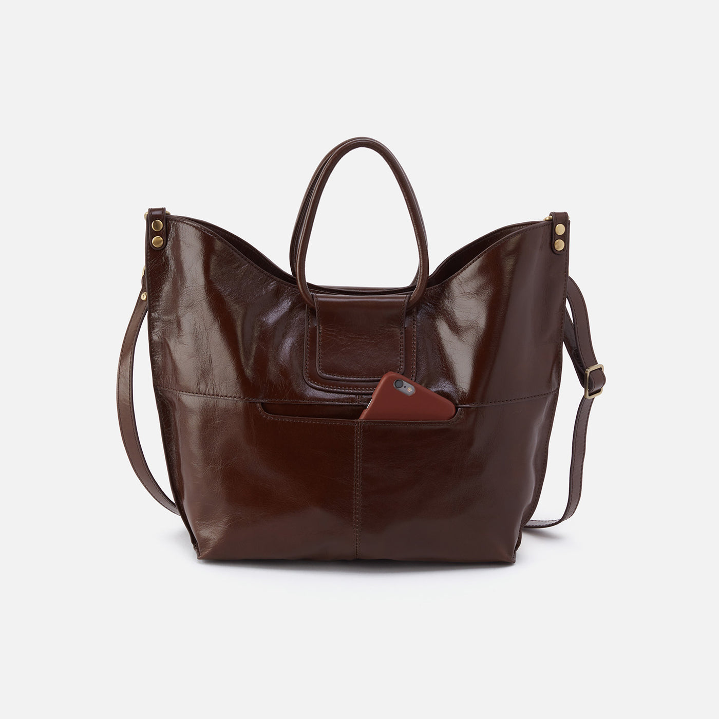Sheila Tote In Patchwork Leather
