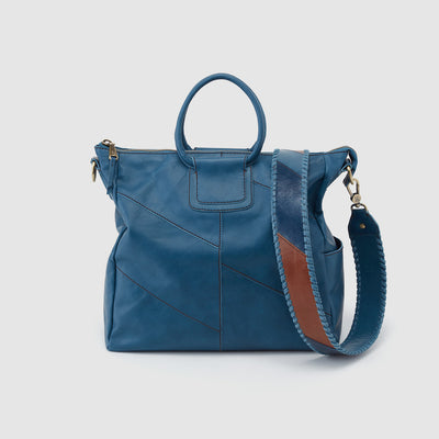 Sheila Large Satchel In Patchwork Leather