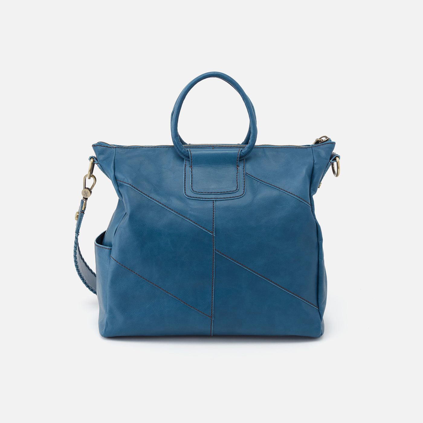 Sheila Large Satchel In Patchwork Leather