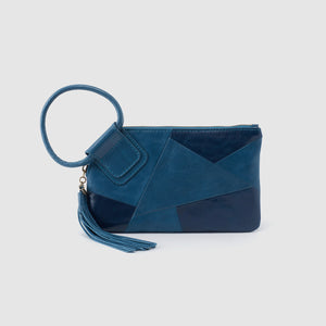 Sable Wristlet in Patchwork Leather - Riviera Multi