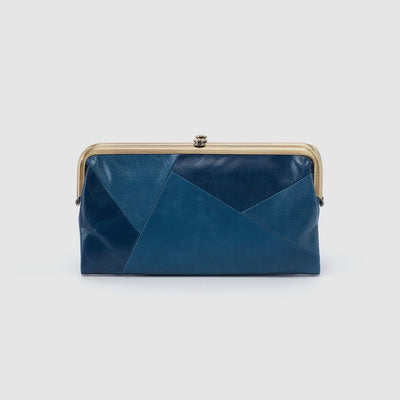 Lauren Clutch-Wallet in Patchwork Leather - Riviera Multi