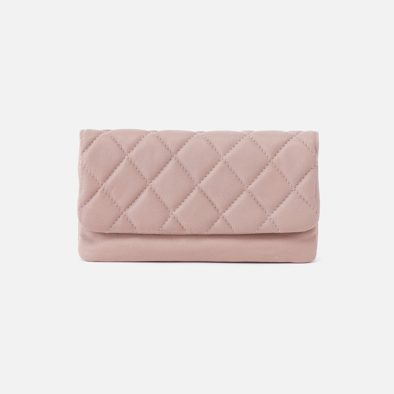 Advent Continental Wallet in Soft Leather - Rose