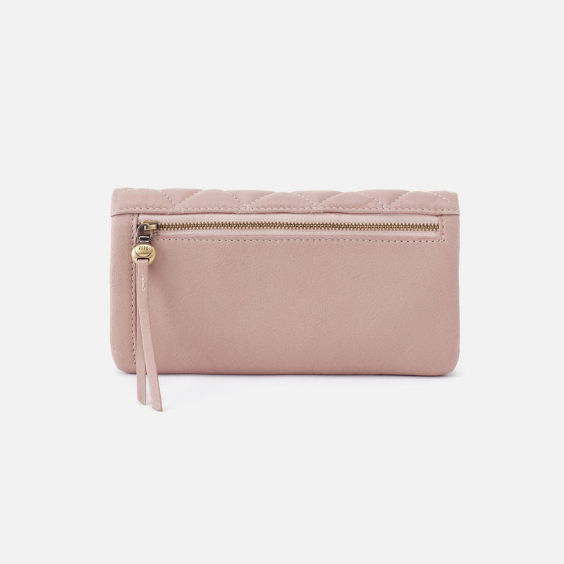 Advent Continental Wallet in Soft Leather - Rose