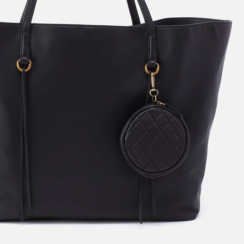 Revolve Clip Pouch in Soft Leather - Black