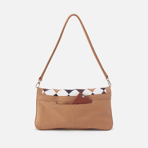 Farah Shoulder Bag in Soft Leather - Checkerboard Multi