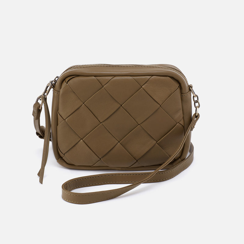 Renny Crossbody in Soft Leather - Moss