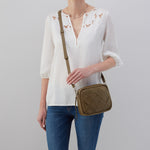 Renny Crossbody in Soft Leather - Moss