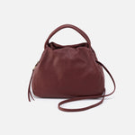 Darling Small Satchel in Soft Leather - Berry
