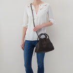 Darling Small Satchel in Soft Leather - Black