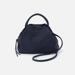 Darling Small Satchel in Soft Leather - Navy
