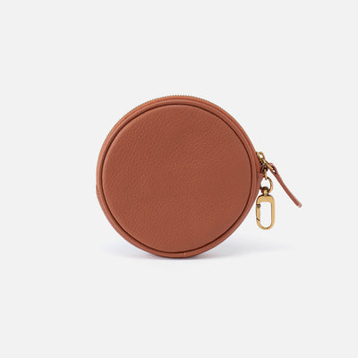 Revolve Clip Pouch In Pebbled Leather