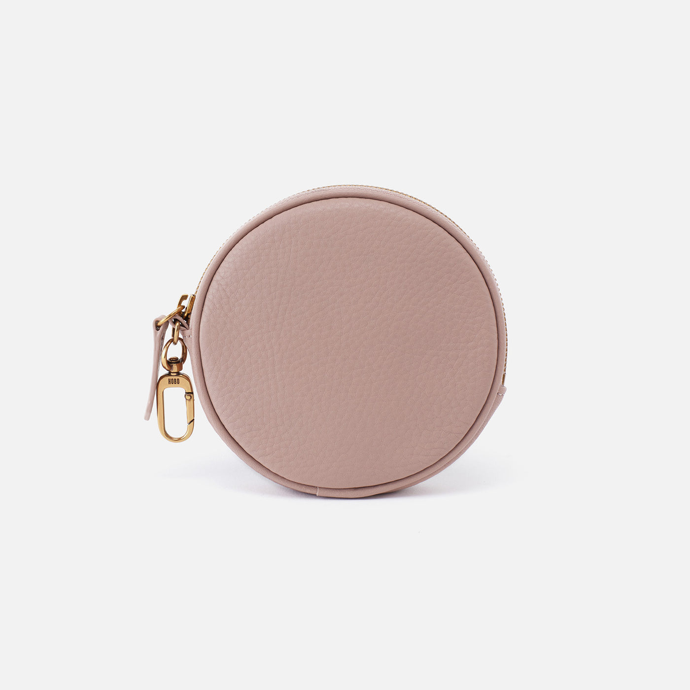 Revolve Clip Pouch In Pebbled Leather