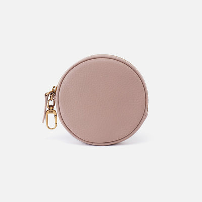 Revolve Clip Pouch in Pebbled Leather - Lotus