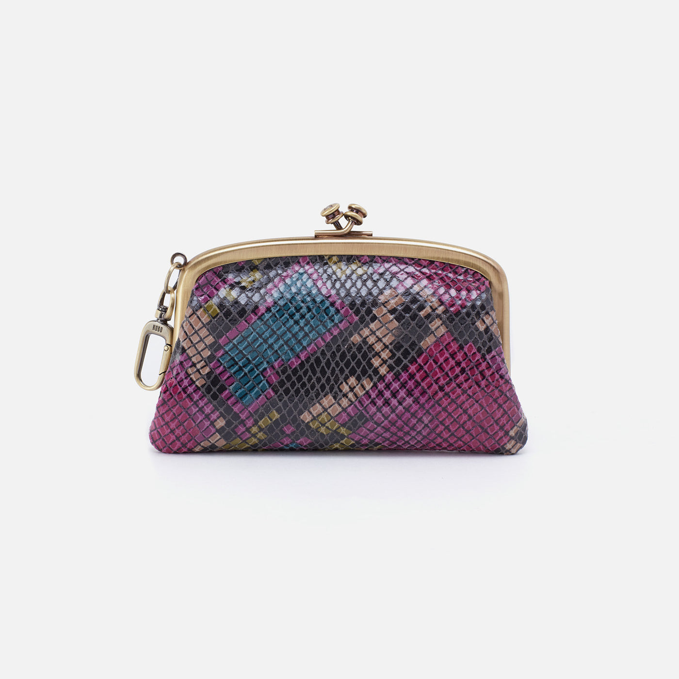 Cheer Frame Pouch In Printed Leather