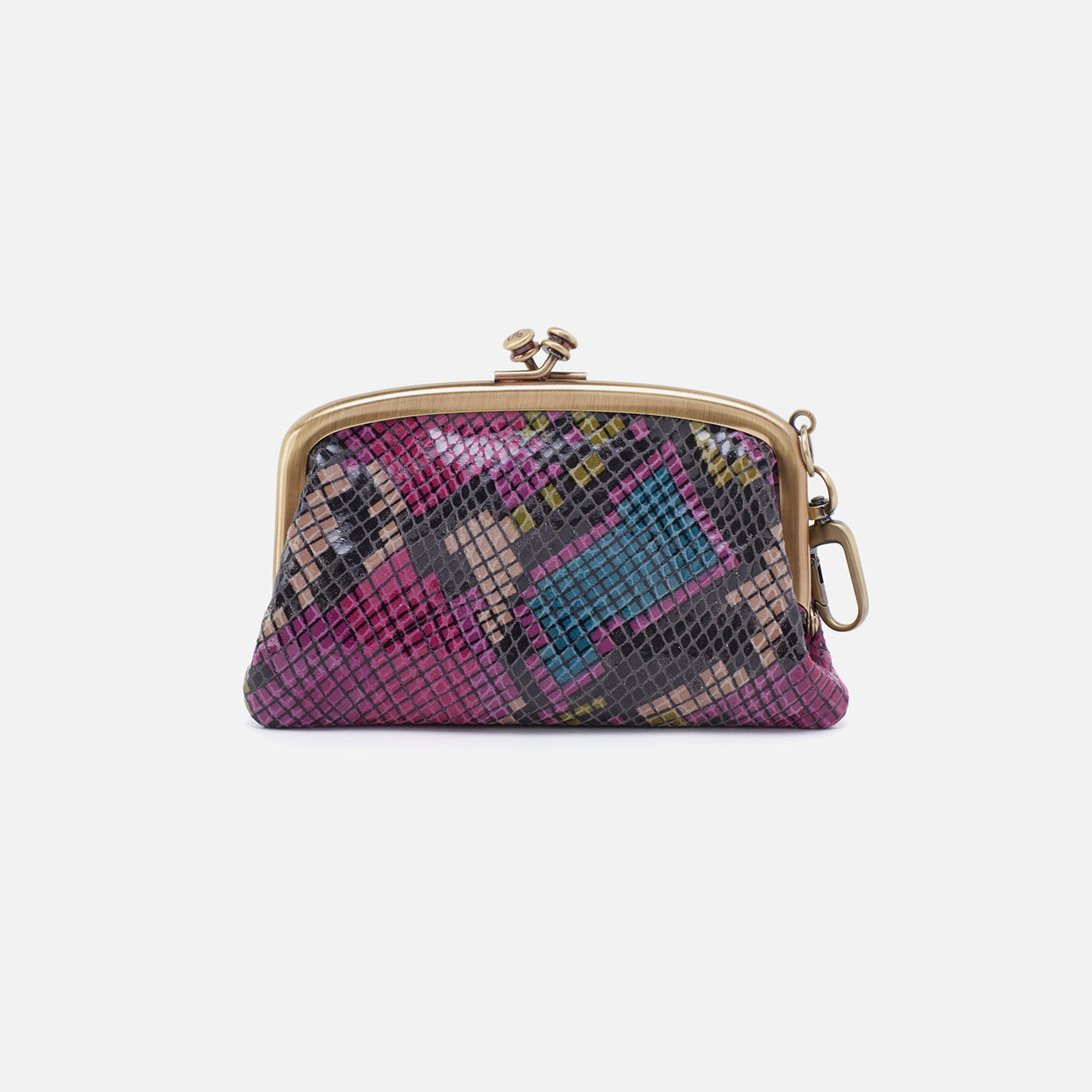 Cheer Frame Pouch In Printed Leather