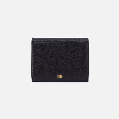 Lumen Medium Bifold Compact Wallet In Pebbled Leather