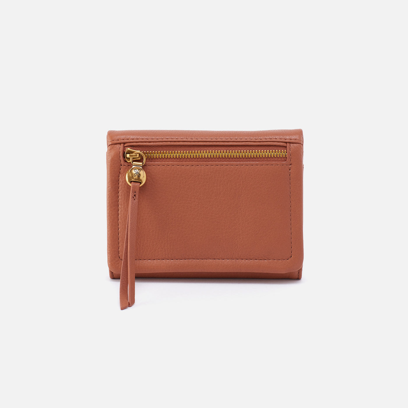 Lumen Medium Bifold Compact Wallet In Pebbled Leather