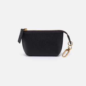 Win Clip Pouch in Pebbled Leather - Black