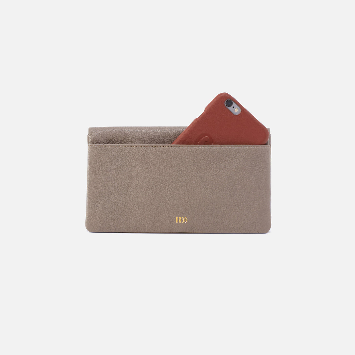 Lumen Continental Wallet In Pebbled Leather