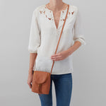 Fern Crossbody in Pebbled Leather - Cashew