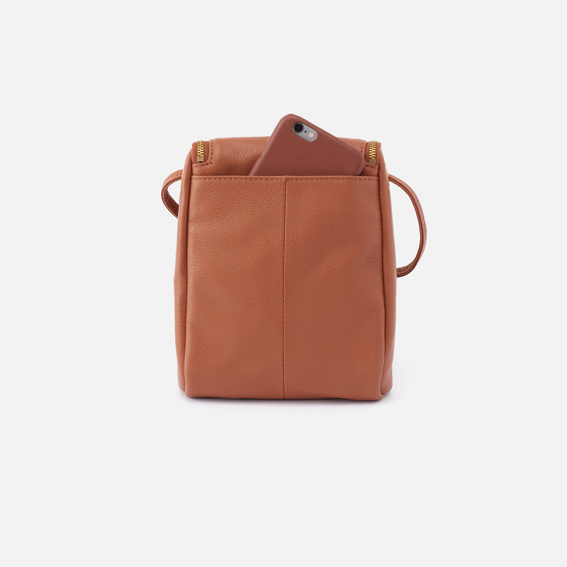 Fern Crossbody in Pebbled Leather - Cashew