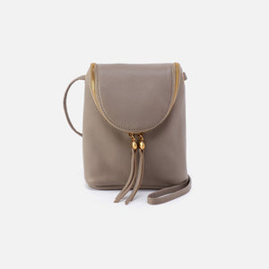 Fern Crossbody in Pebbled Leather - Graphite