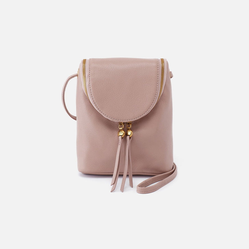 Fern Crossbody in Pebbled Leather - Lotus