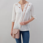 Fern Crossbody in Pebbled Leather - Lotus