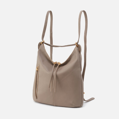Merrin Convertible Backpack In Pebbled Leather