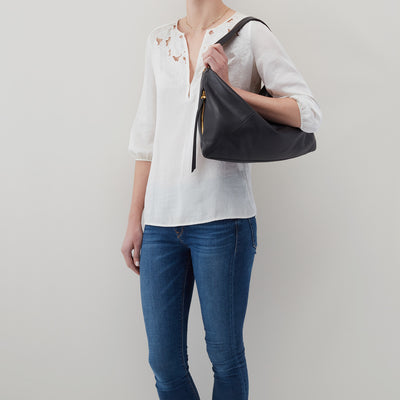 Paulette Shoulder Bag In Pebbled Leather