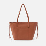 Kingston Small Tote in Pebbled Leather - Cashew