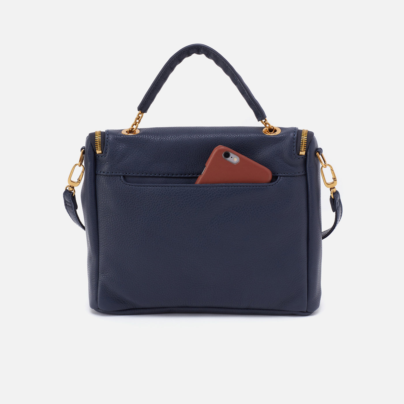 Fern Satchel In Pebbled Leather