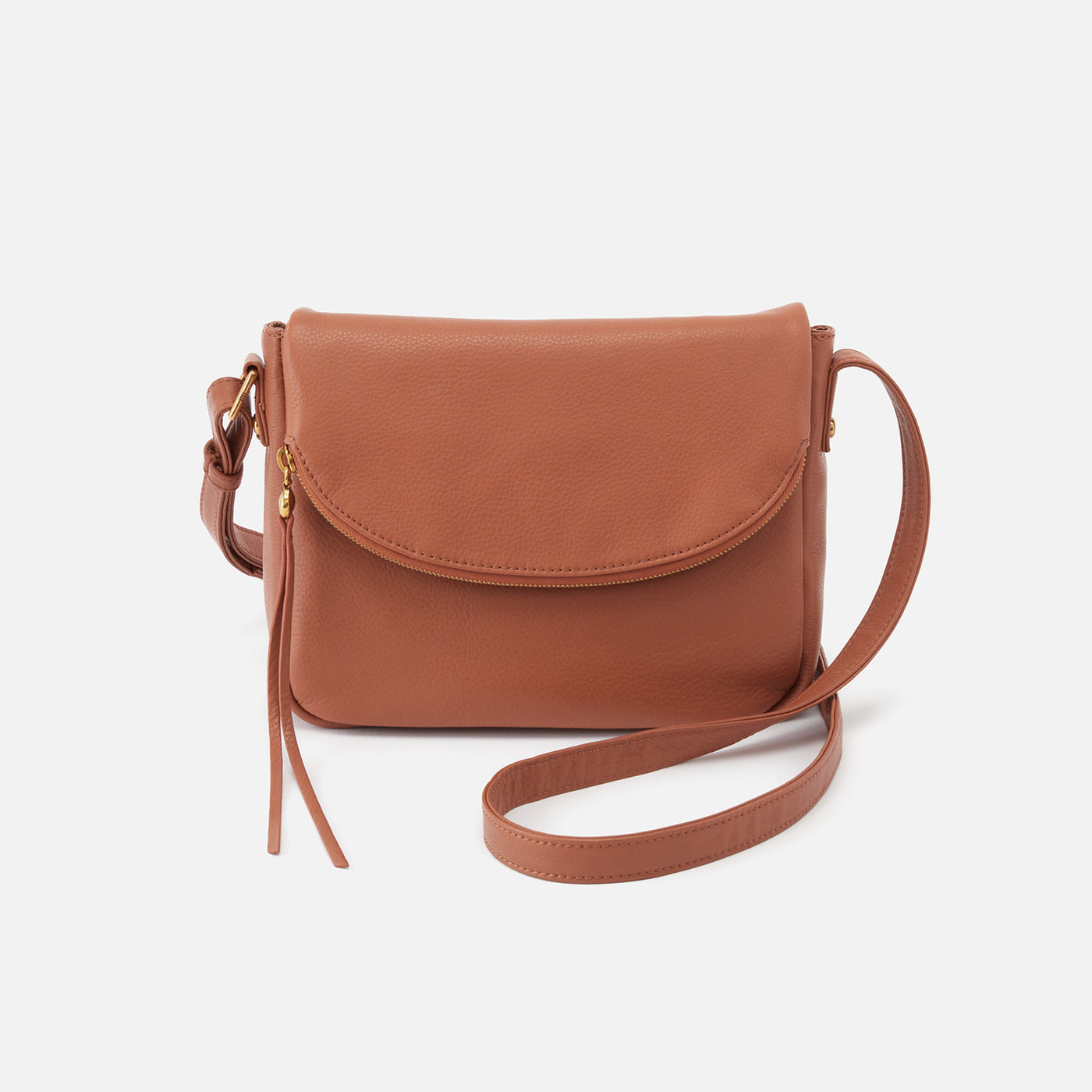 Fern Messenger Crossbody In Pebbled Leather