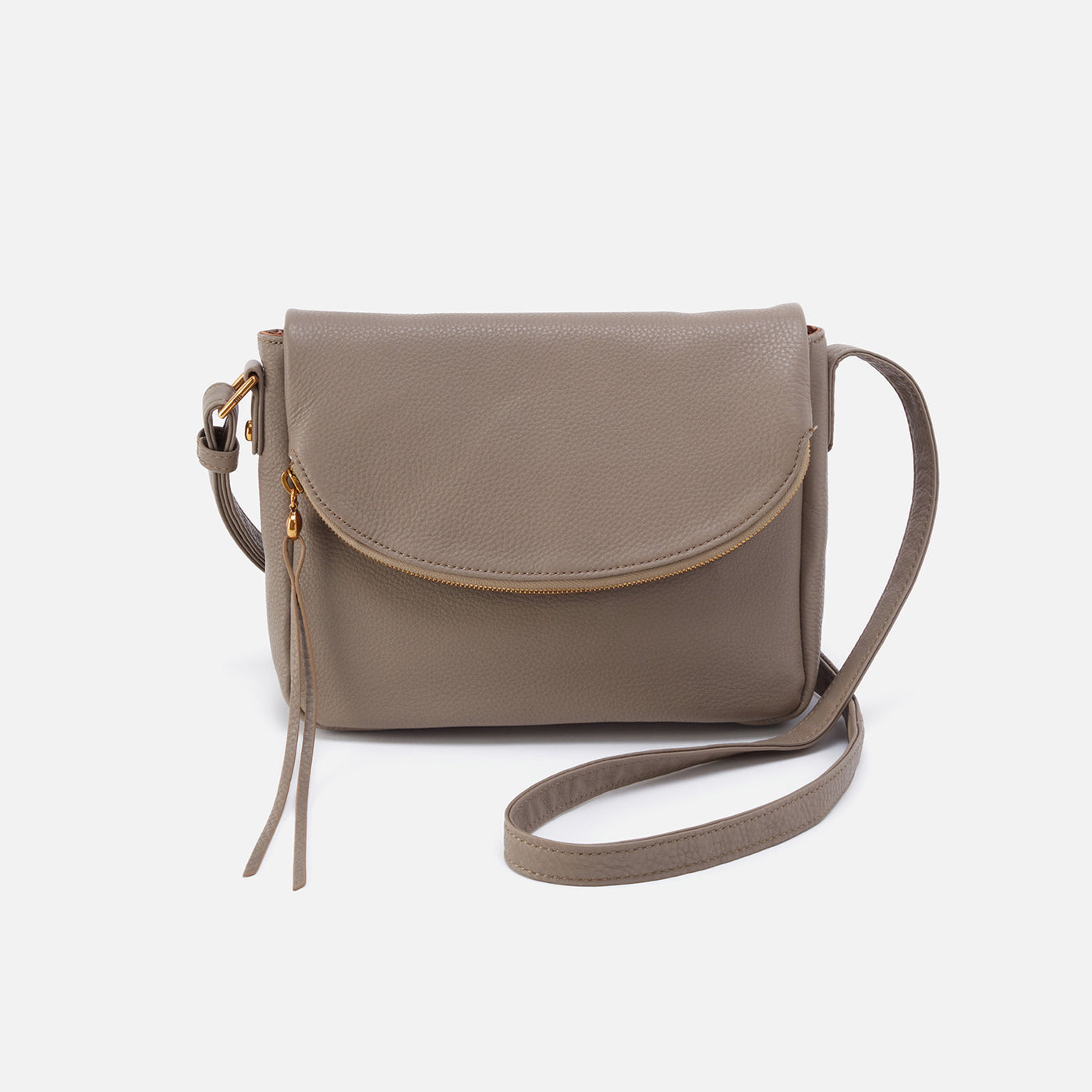 Fern Messenger Crossbody In Pebbled Leather