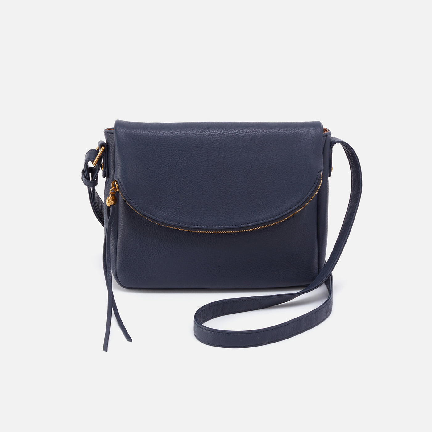 Fern Messenger Crossbody In Pebbled Leather