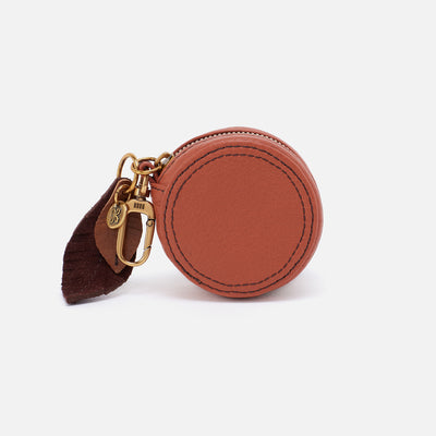 Race Clip Pouch In Pebbled Leather