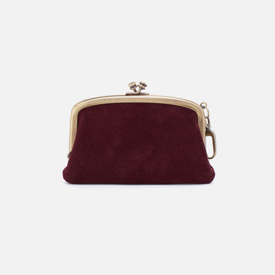 Cheer Frame Pouch In Suede