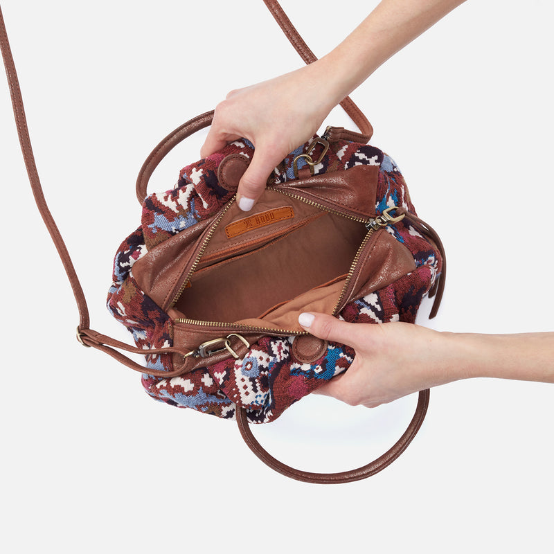 Darling Small Satchel in Tapestry - Damask