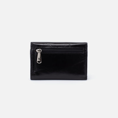 Jill Trifold Wallet In Polished Leather