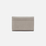 Jill Trifold Wallet in Polished Leather - Driftwood