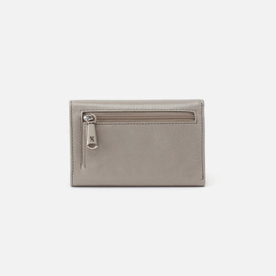 Jill Trifold Wallet In Polished Leather