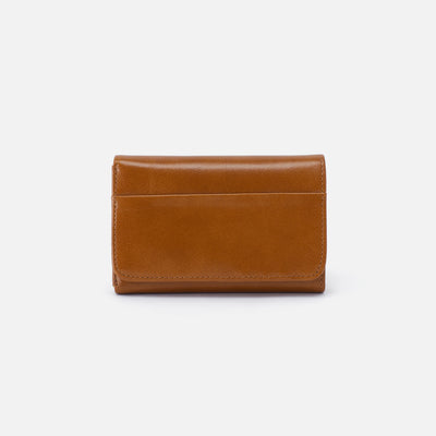 Jill Trifold Wallet In Polished Leather