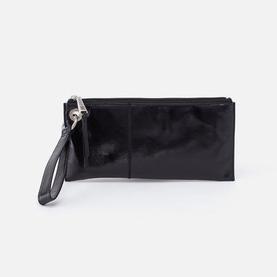 Vida Wristlet In Polished Leather