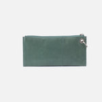 Vida Wristlet in Polished Leather - Bottle Green