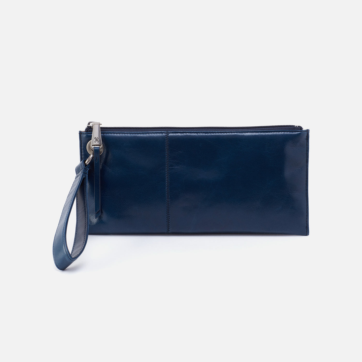 Vida Wristlet In Polished Leather